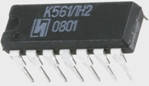 К561ЛН2 мікросхема шість елементів НЕ 14-pin (аналог CD4069)