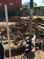 Буріння під опори ЛЕП — Буріння ям під бетонні стовпи та сваї