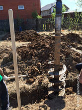 Буріння під опори ЛЕП — Буріння ям під бетонні стовпи та сваї