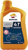 Моторное масло для мотоцикла REPSOL MOTO SINTETICO 4T 10W40 (1L) синтетика