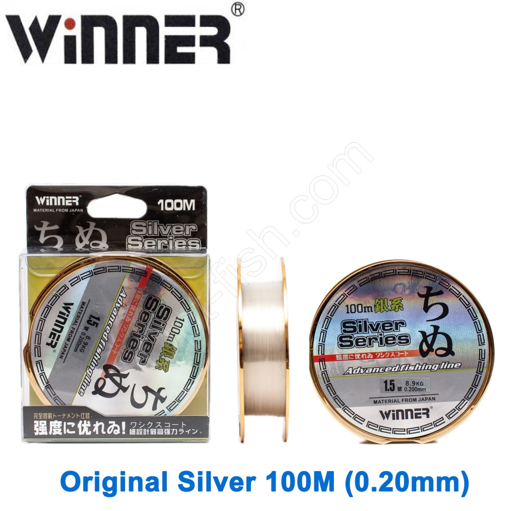 Волосінь Winner Original Silver Series 100 м 0,20 мм *, фото 1
