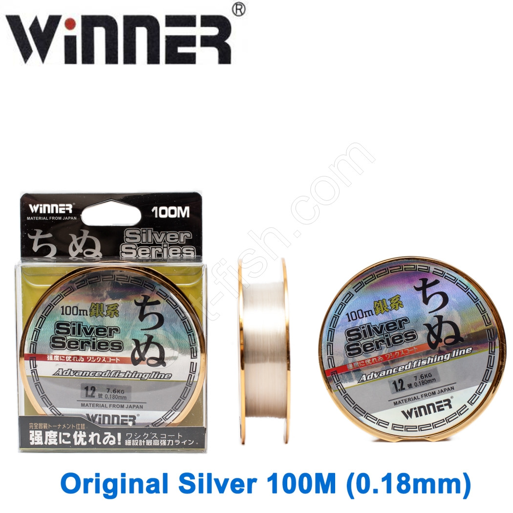 Волосінь Winner Original Silver Series 100м 0,18 *, фото 1