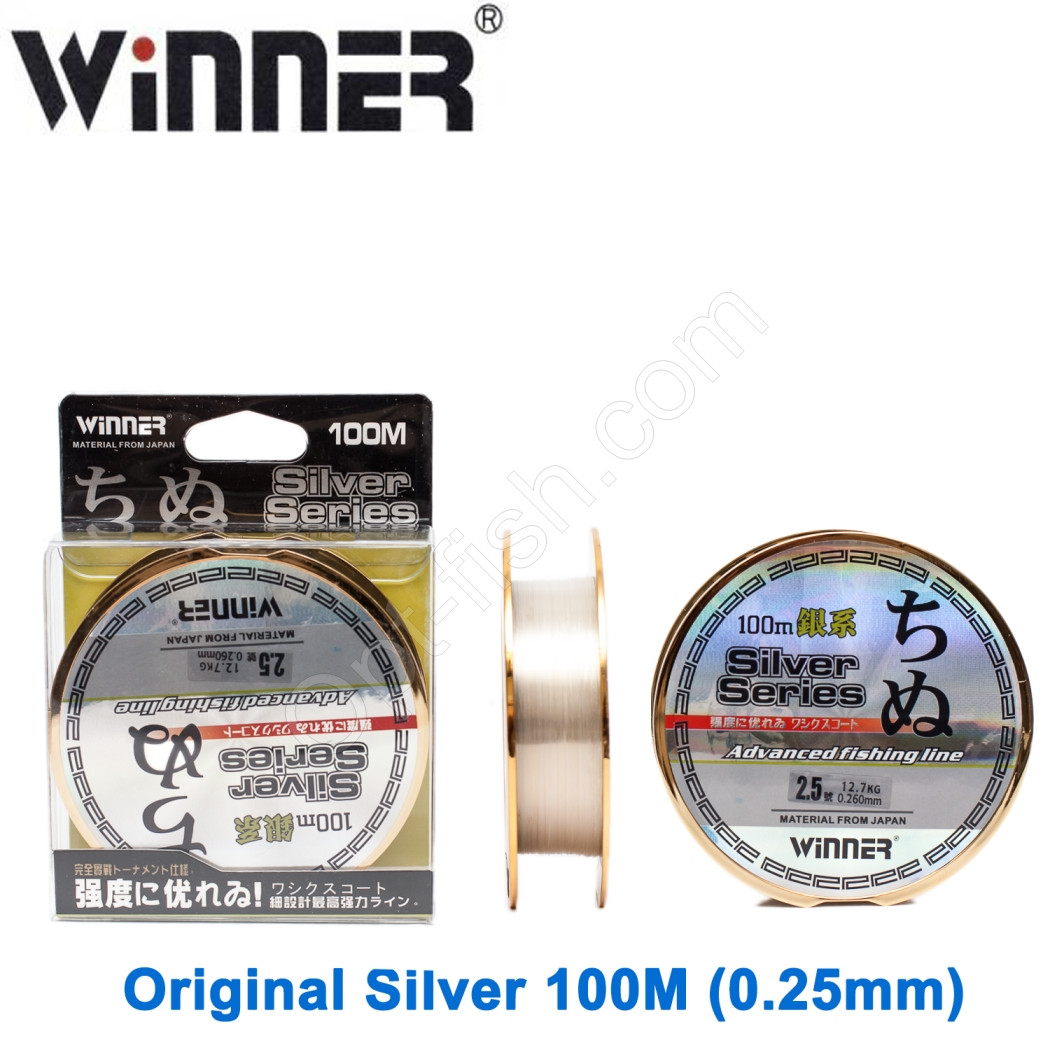 Волосінь Winner Original Silver Series 100 м 0,25 мм *