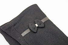Жіночі стрейчеві рукавички Чорні МАЛЕНЬКІ, фото 2