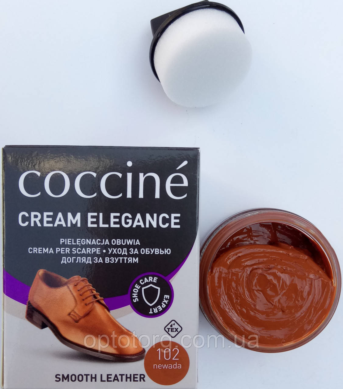 Крем Невада Кочині Coccine для гладкої шкіри з губкою 50мл