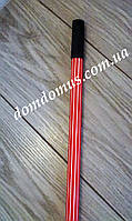 Кий металлический 120 см FSRNI (0,24-0,25 см) полосатый красный