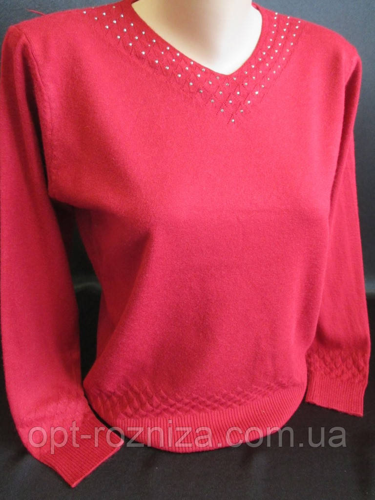 Купить Женские кофты с ажурным узором и стразами. оптом и в розницу в ...