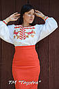 Блузка бохо вишиванка, біла, льон, етностиль, Bohemia, фото 6