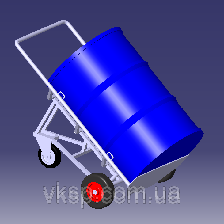 Візок для бочок із черевою