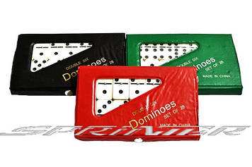 Доміно в чохлі - 19 х 37 мм. 4006 УЦІНКА!!! Пошкоджений чохол