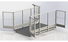 Ваги для зважування худоби до 3000 кг 2000x3000 мм 4BDU-3000X БЮДЖЕТ, фото 2