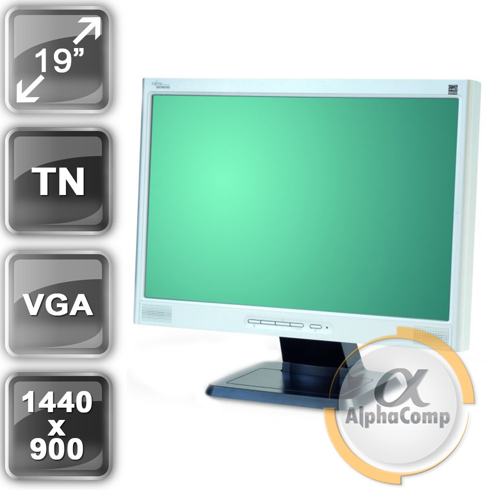 Монітор 19" Fujitsu L19W-6SA (VGA/колонки) class B БУ