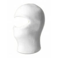 Балаклава Balaclava White зимняя белая глаза