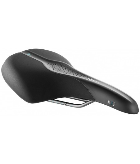 Седло Selle Royal SCIENTIA R2 Relaxed, 3D skingel, обивка Black gummy/Black mokka