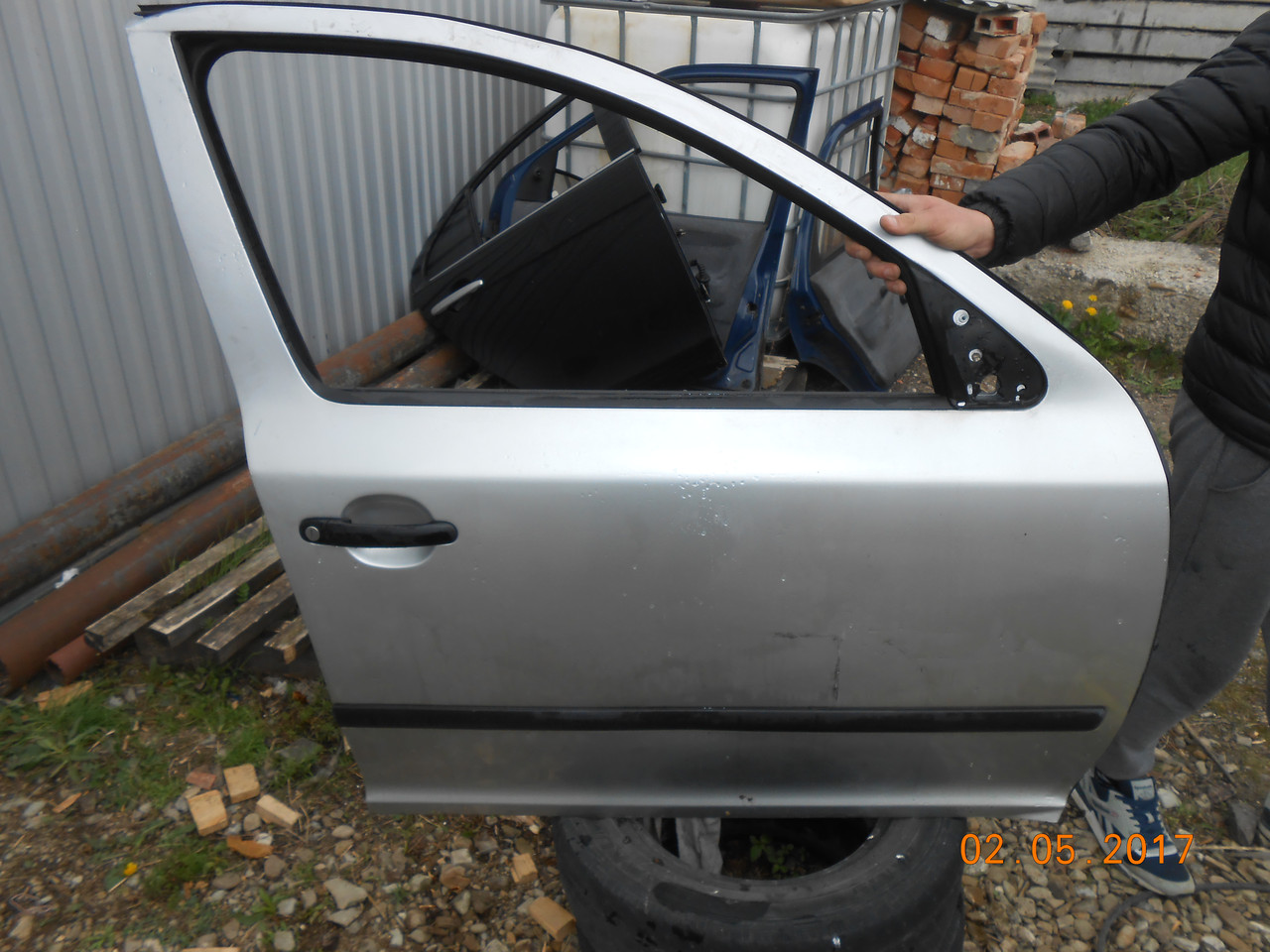 Права передня двері Skoda Octavia II по рестайлінгу, фото 1