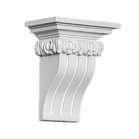 Консоль декоративна з поліуретану (архітектурний кронштейн) (14х12х8)см