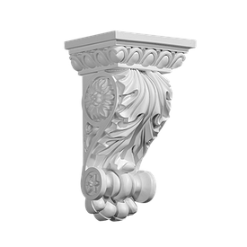 Консоль декоративна з поліуретану (архітектурний кронштейн) (21х13х9)см