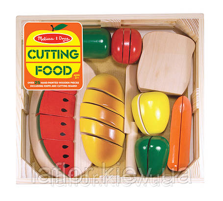 Дерев'яна іграшка Нарізання продуктів Melissa&Doug, фото 1