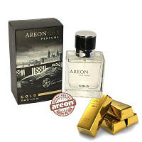 Areon Car Perfume 50ml  Glass Gold