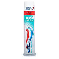 Зубна паста з дозатором AquaFresh fresh&minty 100 мл.