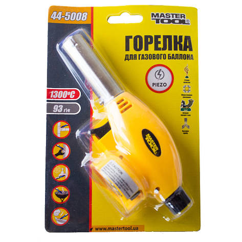 Пальник для газового балона Сіріус Mastertool 44-5008, фото 3