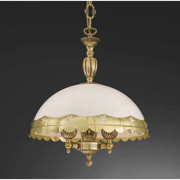 Люстра RECCAGNI ANGELO L 7960/38 oro fr./ bianco