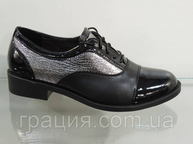 Стильные женские кожаные туфли 38 (ID#580907906), цена: 965 ₴, купить ...