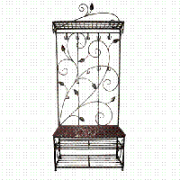Кованая прихожая 70см, 30см, 200см