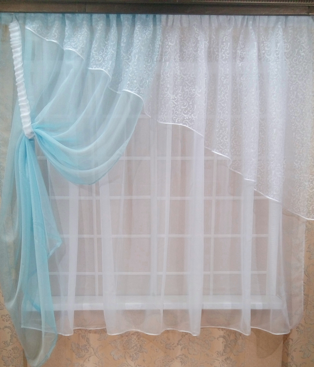 Шторы для кухни "Скиф" (Тифани), комплект: продажа, цена в Киеве. шторы ...