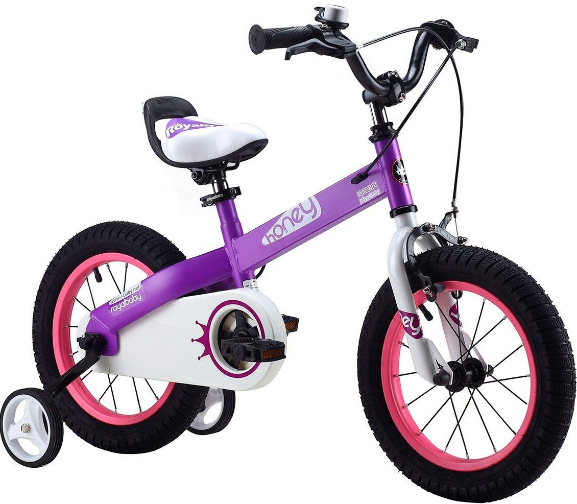 Дитячий велосипед 16 Royal Baby Honey Steel фіолетовий