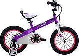 Дитячий велосипед 16 Royal Baby Honey Steel фіолетовий, фото 2