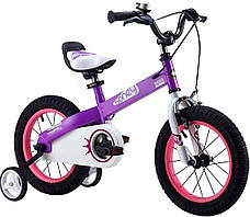 Дитячий велосипед 18 Royal Baby Honey Steel фіолетовий