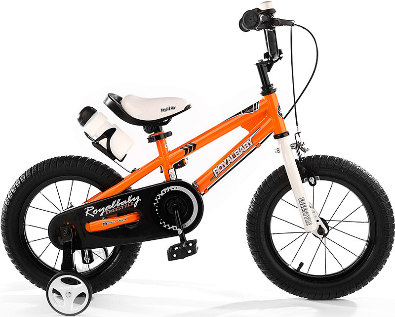 Дитячий велосипед 18 Royal Baby Freestyle Steel помаранчевий