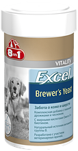 Пивні дріжджі 8in1 для собак і кішок Excel Brewers Yeast таблетки 140 шт.