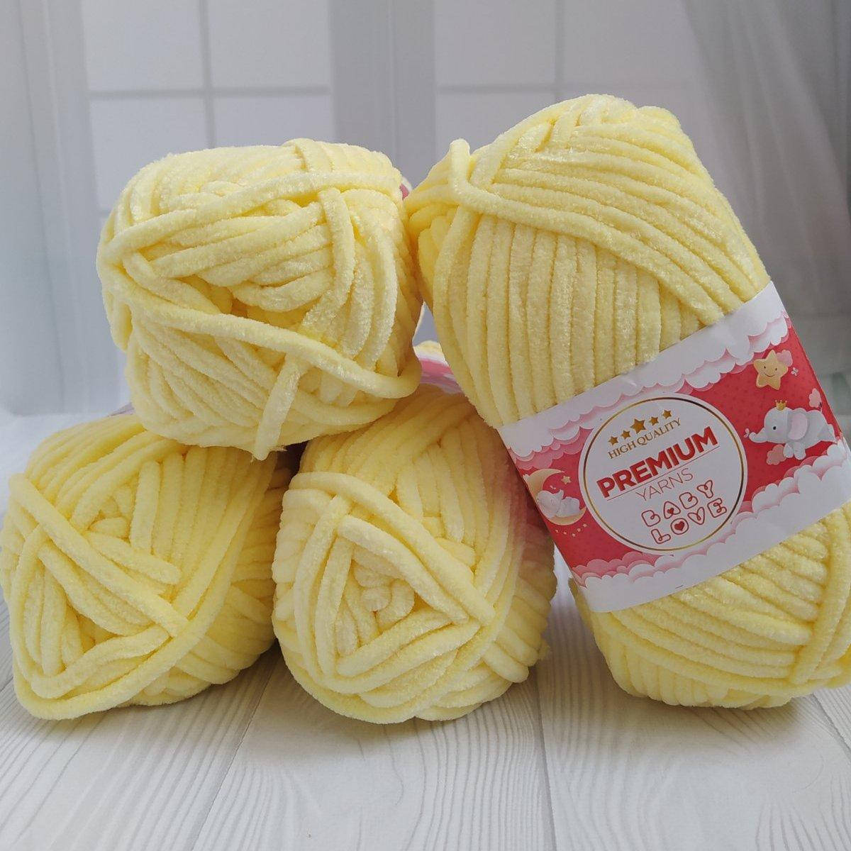 

Premium Yarns BABY LOVE №302 світло-жовтий, Светло-желтый