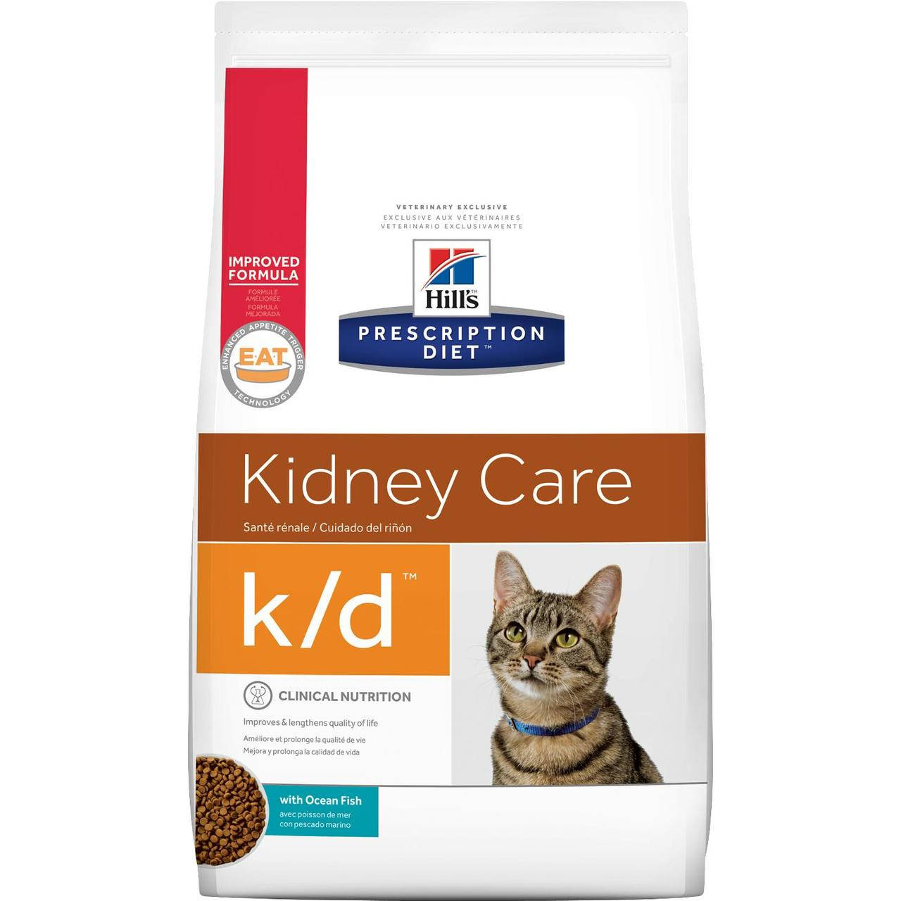 

Hill's K/D Kidney Care Корм для кошек c почечной и сердечной недостаточностью (0,4 кг)