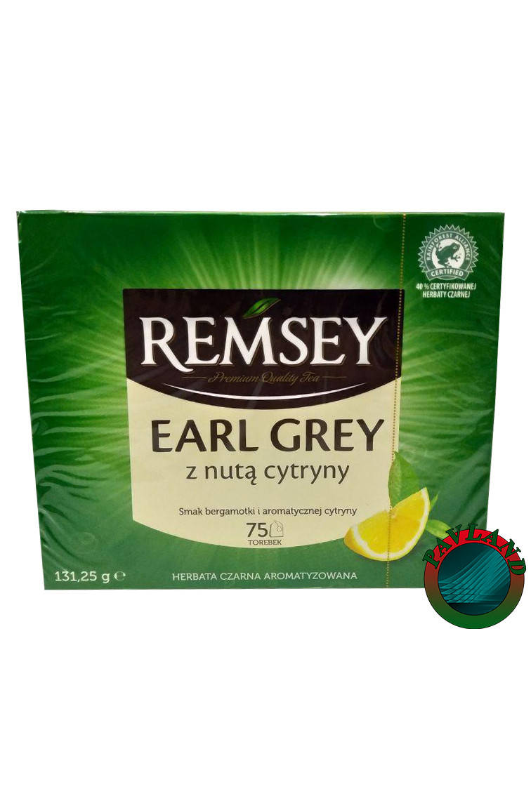 

Чай черный Remsey Earl Grey с лимоном Польша 75 пакетиков