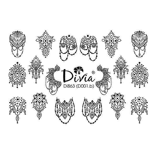 

Divia - Наклейки "3D" Di863 [D-001.b] (0130-3d)