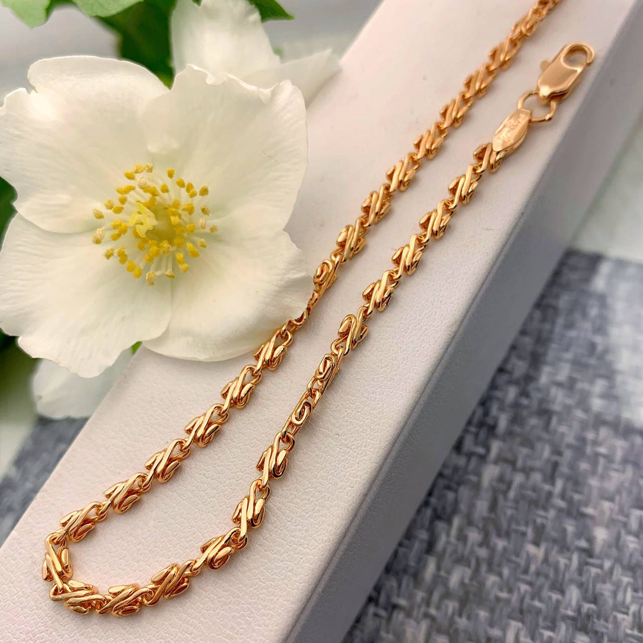 

Браслет BR 975, Длина 19 см; Ширина 5 мм; позолота РО