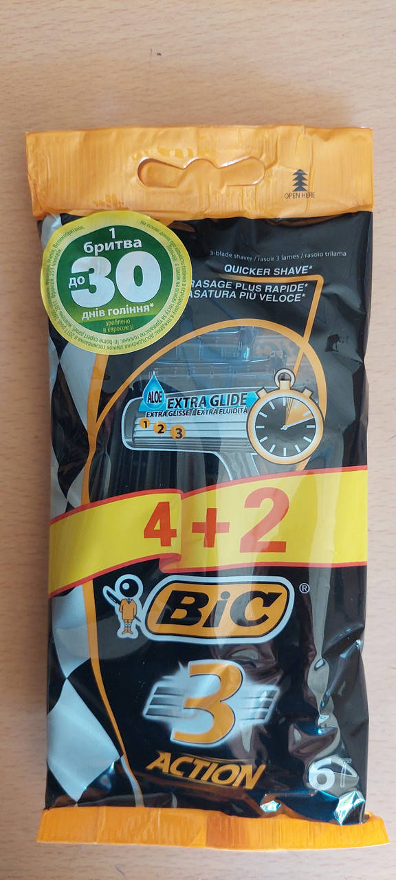 

Станки для бритья BIC-3 (6 шт/уп)