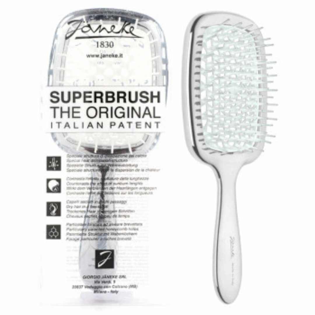 

Щетка Janeke Superbrush серебряная