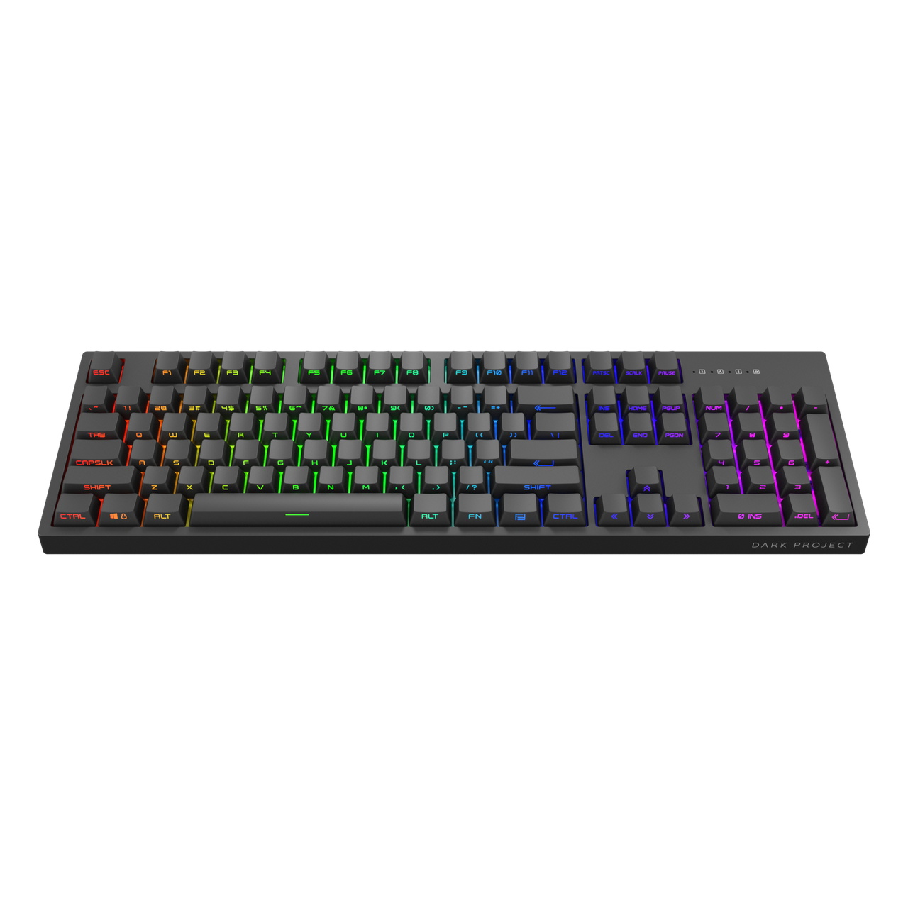 

Ігрова клавіатура DARK PROJECT Pro KD104A PBT Gateron Optical 2.0 Red червона