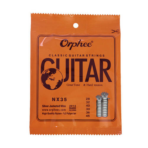 

Струны Orphee NX35 Clear Nylon Silver для акустической гитары