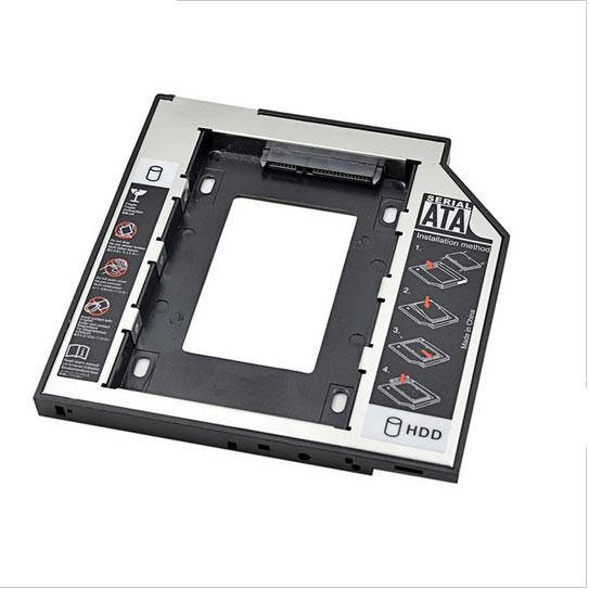 

Переходник адаптер CD/DVD 9.5mm to HDD/SSD 2.5"