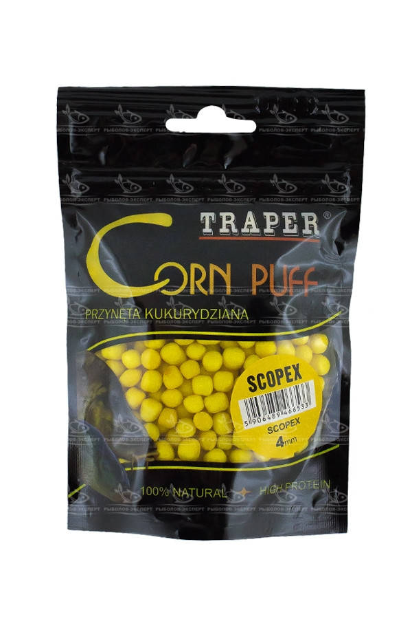 

Вулканизированная кукуруза Traper Corn Puff 4мм 20г Скопекс "Оригинал"
