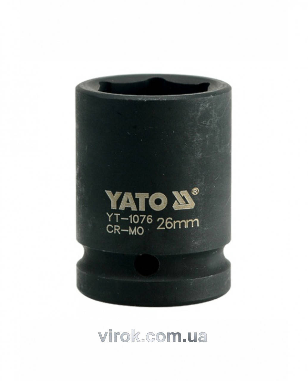 

Головка торцевая ударная шестигранная YATO 3/4" М26 х 50 мм YT-1076