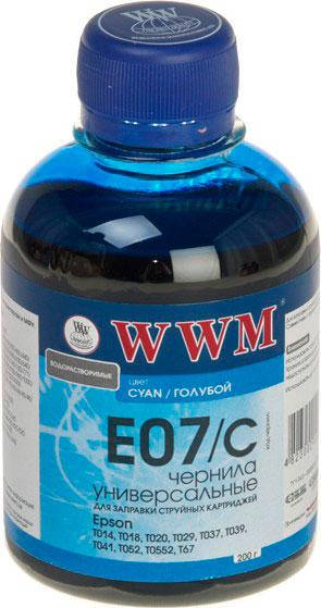 

Чернила WWM Epson Stylus Universal, Cyan, 200 г (E07/C)