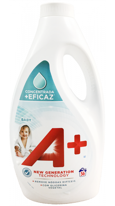 

Гель для стирки А+ Baby 2800 мл 56пр.