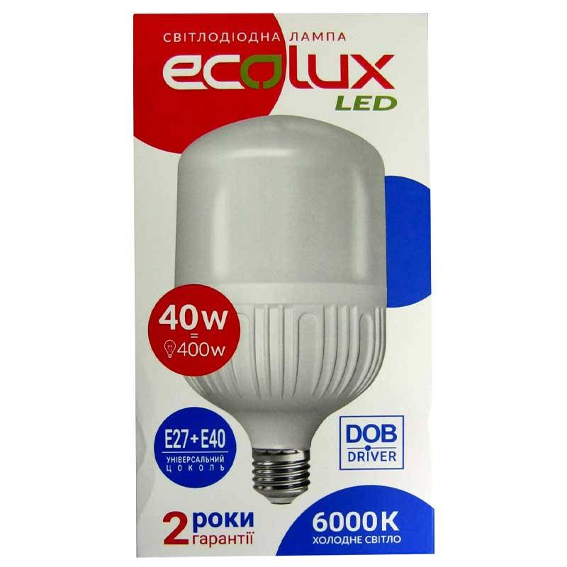 

Лампочка светодиодная Ecolux EX40L 40W E27 6000K . 3600Lm
