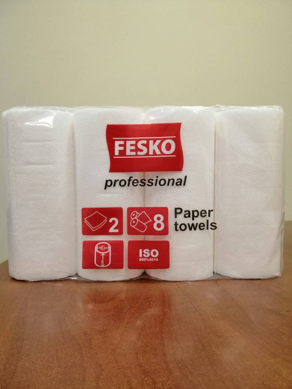 

Полотенца рулонные 2-х слойные Professional Fesko Рута, Белый